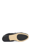 Kadın Siyah Deri Maskülen Loafer | Derimod