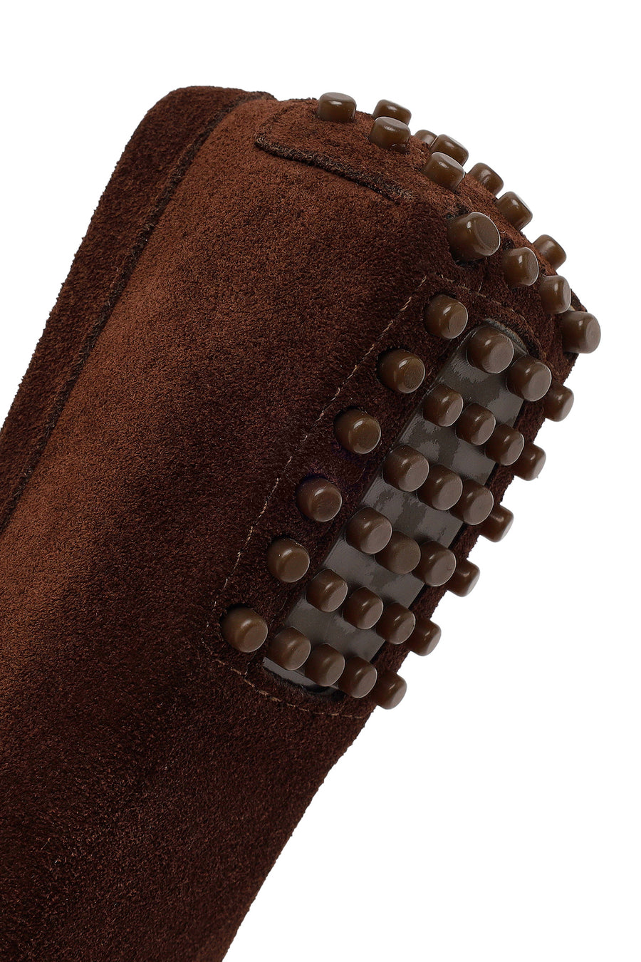 Women's Brown Suede Leather Loafer