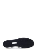 Kadın Mavi Bağcıklı Jean Deri Sneaker | Derimod
