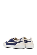 Kadın Mavi Bağcıklı Jean Deri Sneaker | Derimod