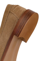 Kadın Vizon Püsküllü Süet Deri Loafer | Derimod