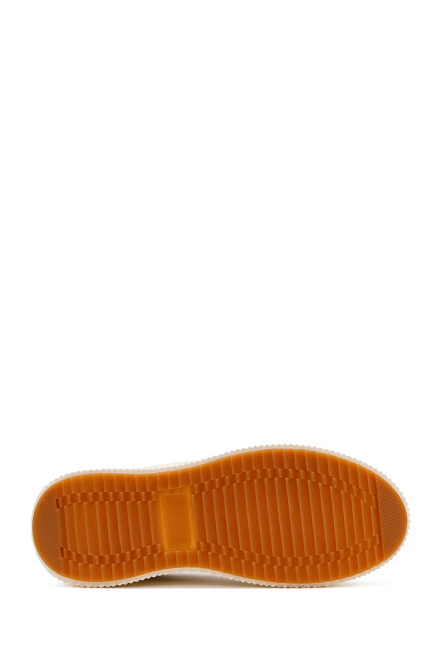 Women's White Thick Soled Sneaker