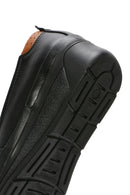 Kadın Siyah Dolgu Topuklu Deri Konfor Loafer | Derimod