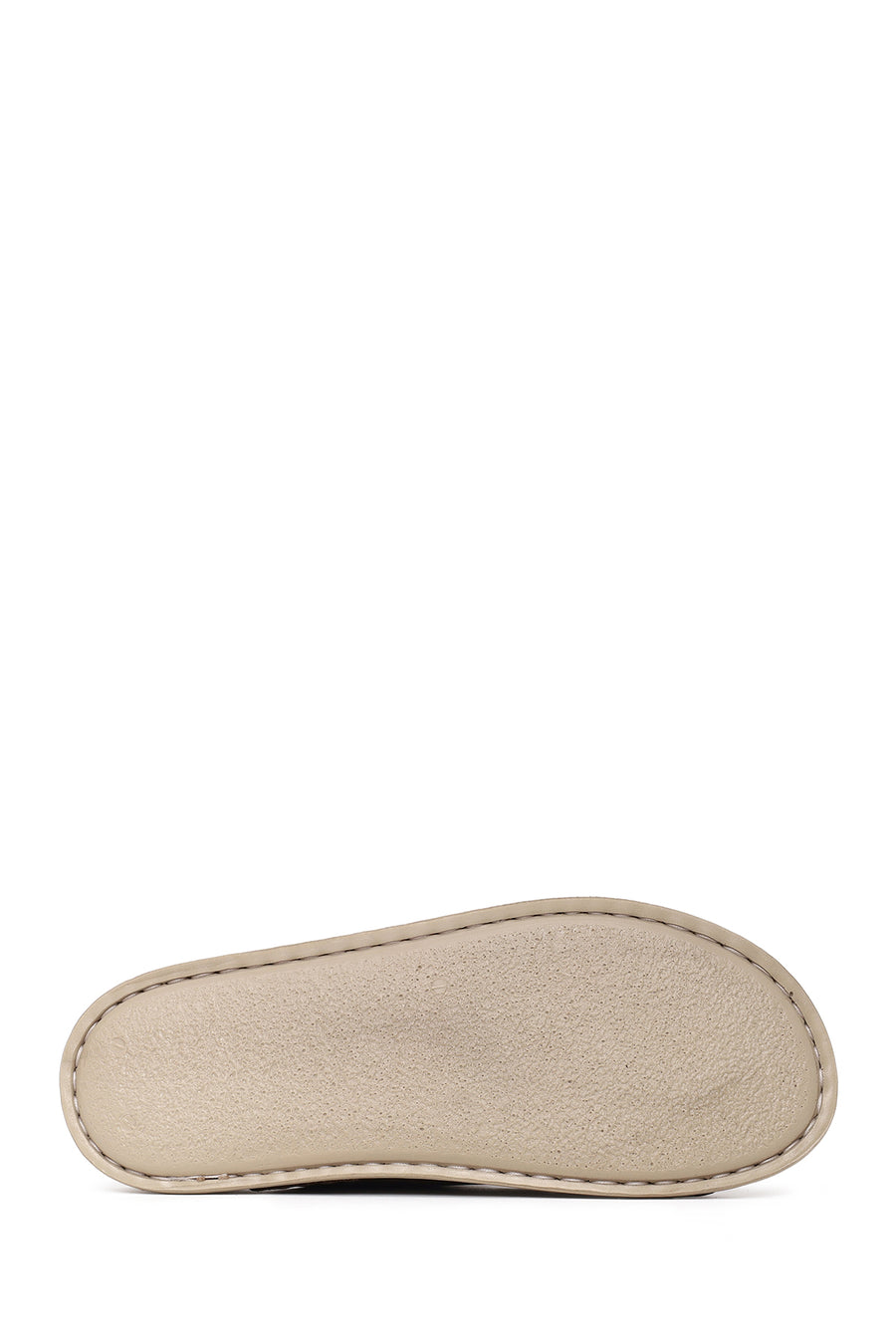 Women's Brown Double Buckle Nubuck Leather Comfort Slippers