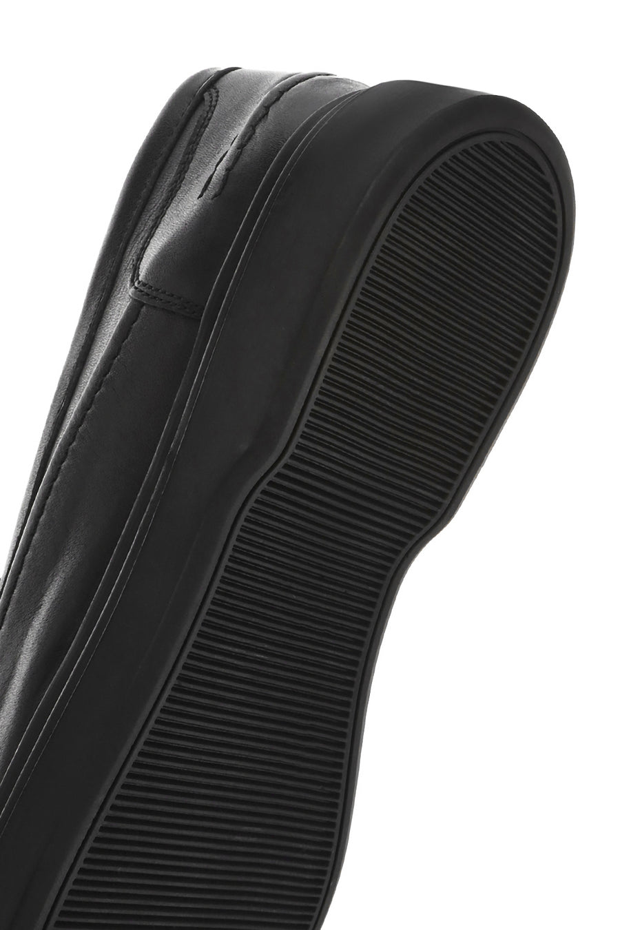 Women's Black Tassel Leather Loafer