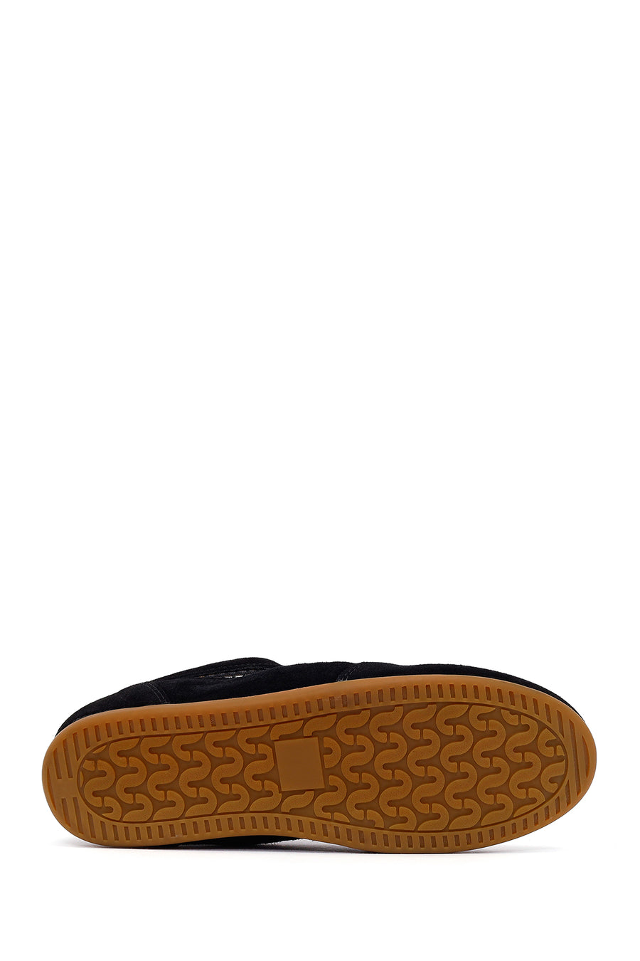 Woman Black Lace-Up Mesh Leather Sneaker