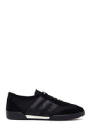 Kadın Siyah Bağcıklı Deri Sneaker | Derimod