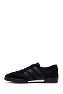 Kadın Siyah Bağcıklı Deri Sneaker | Derimod