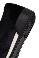 Kadın Siyah Bağcıklı Deri Sneaker | Derimod