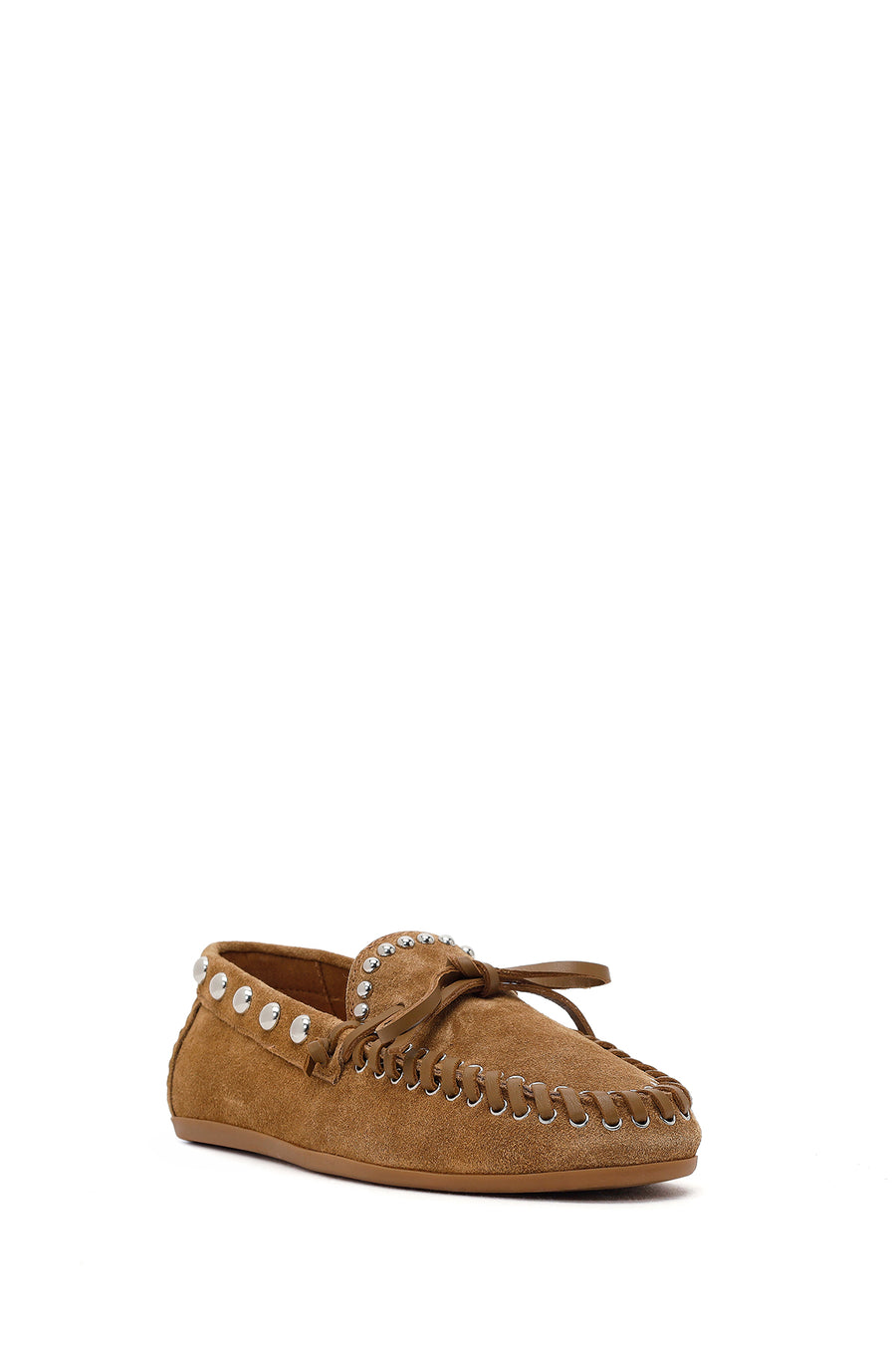 Kadın Taba Süet Deri Loafer
