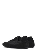 Women's Black Lace-Up Leather Sneaker | Derimod