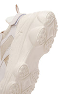 Kadın Bej Bağcıklı Kalın Tabanlı Sneaker | Derimod