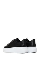 Kadın Siyah Bağcıklı Kalın Tabanlı Sneaker | Derimod