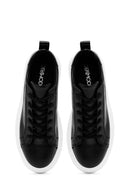 Kadın Siyah Bağcıklı Kalın Tabanlı Sneaker | Derimod