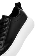 Kadın Siyah Bağcıklı Kalın Tabanlı Sneaker | Derimod