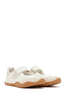 Kadın Beyaz Bantlı Sneaker | Derimod