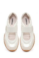 Kadın Beyaz Bantlı Sneaker | Derimod