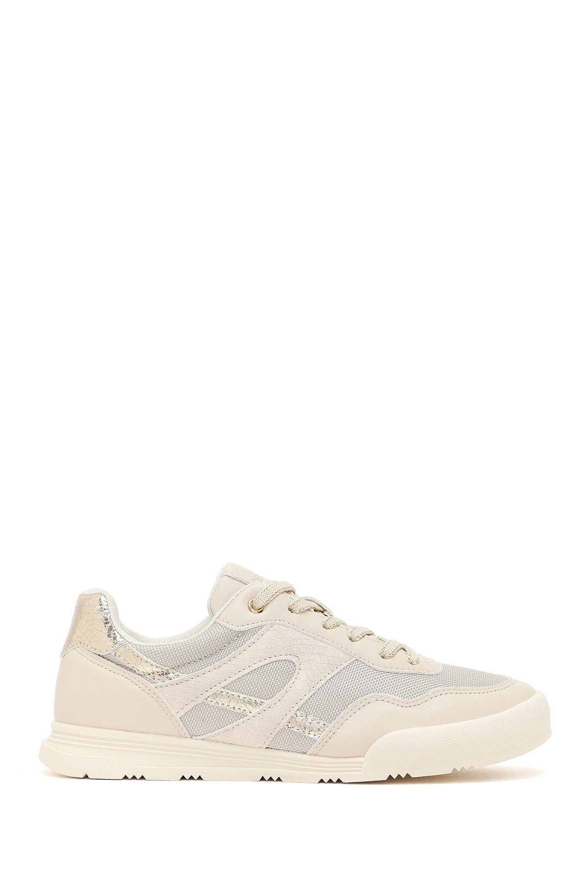 Kadın Bej Bağcıklı Sneaker 26PFE457214 | Derimod