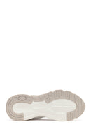 Kadın Beyaz Bağcıklı Kalın Tabanlı Sneaker | Derimod