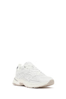 Kadın Beyaz Bağcıklı Kalın Tabanlı Sneaker | Derimod