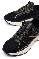 Kadın Siyah Bağcıklı Kalın Tabanlı Sneaker | Derimod