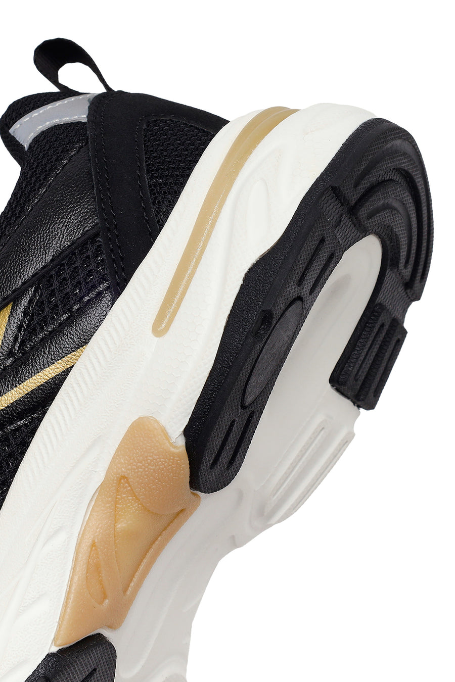 Kadın Siyah Bağcıklı Kalın Tabanlı Sneaker