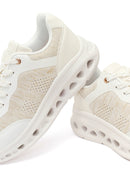 Kadın Krem Bağcıklı Kalın Tabanlı Sneaker | Derimod