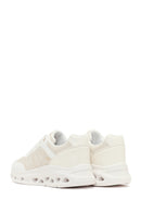 Kadın Krem Bağcıklı Kalın Tabanlı Sneaker | Derimod