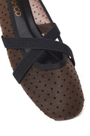 Kadın Kahverengi Desenli Kumaş Babet | Derimod