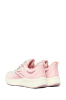 Derimod Zero Kadın Beyaz Bağcıklı Kalın Tabanlı Kumaş Sneaker | Derimod