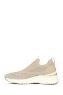 Derimod Zero Kadın Bej Kalın Tabanlı Kumaş Sneaker | Derimod