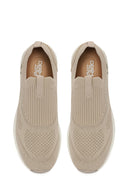 Derimod Zero Kadın Bej Kalın Tabanlı Kumaş Sneaker | Derimod