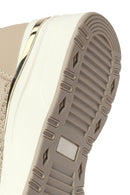 Derimod Zero Kadın Bej Kalın Tabanlı Kumaş Sneaker | Derimod