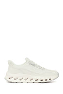 Woman White Lace-Up Chunky Sole Sneakers | Derimod