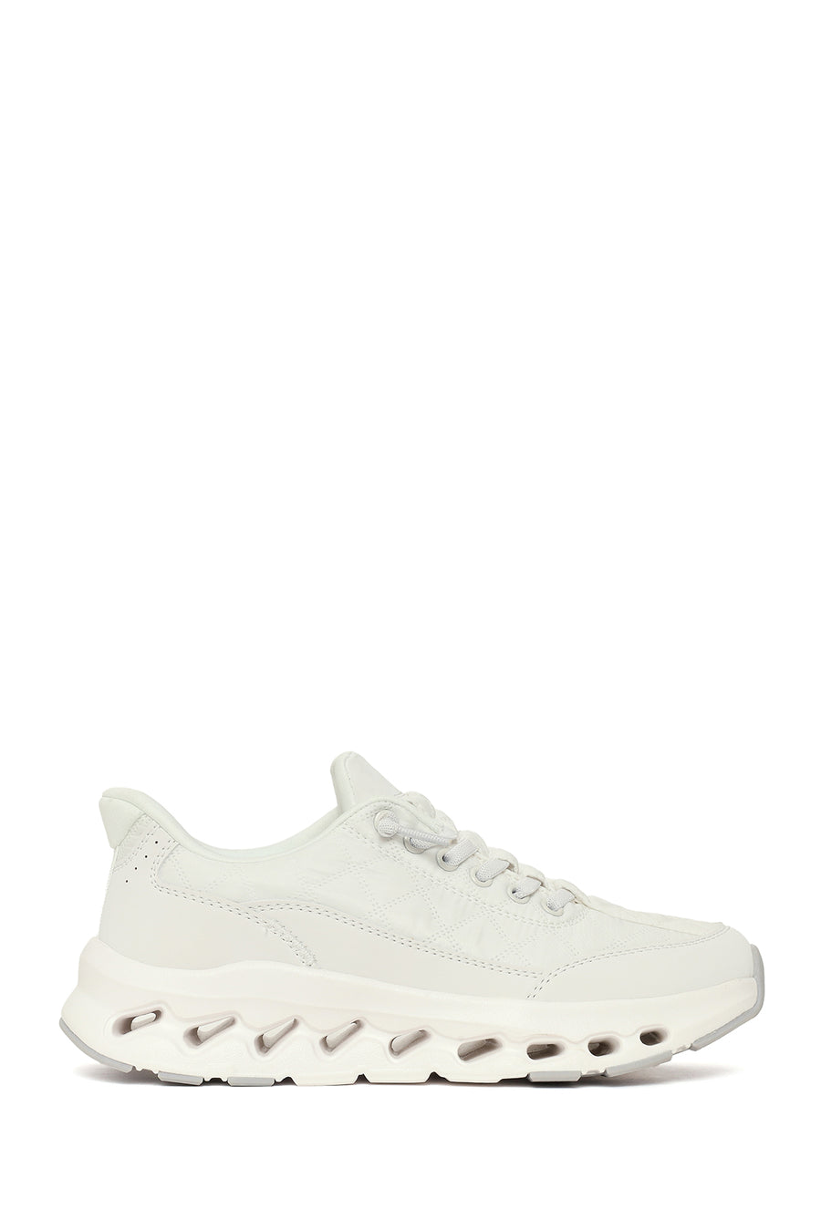 Woman White Lace-Up Chunky Sole Sneakers 26PFE496014 | Derimod