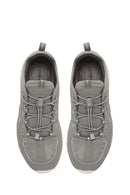 Woman Grey Thick-Soled Sneakers | Derimod