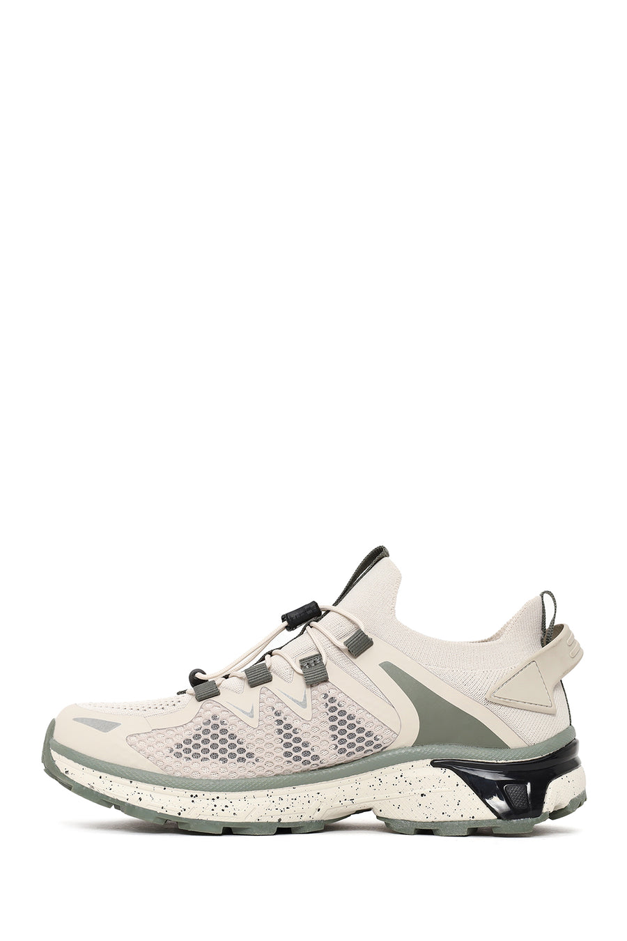Woman Beige Chunky Platform Sneakers