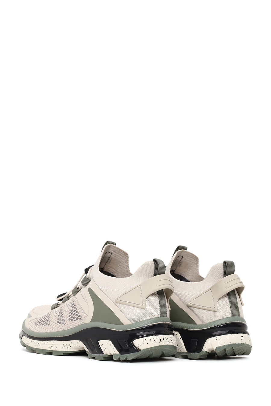 Woman Beige Chunky Platform Sneakers