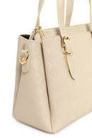 Kadın Krem Uzun Askılı Baskılı Kol Çantası | Derimod