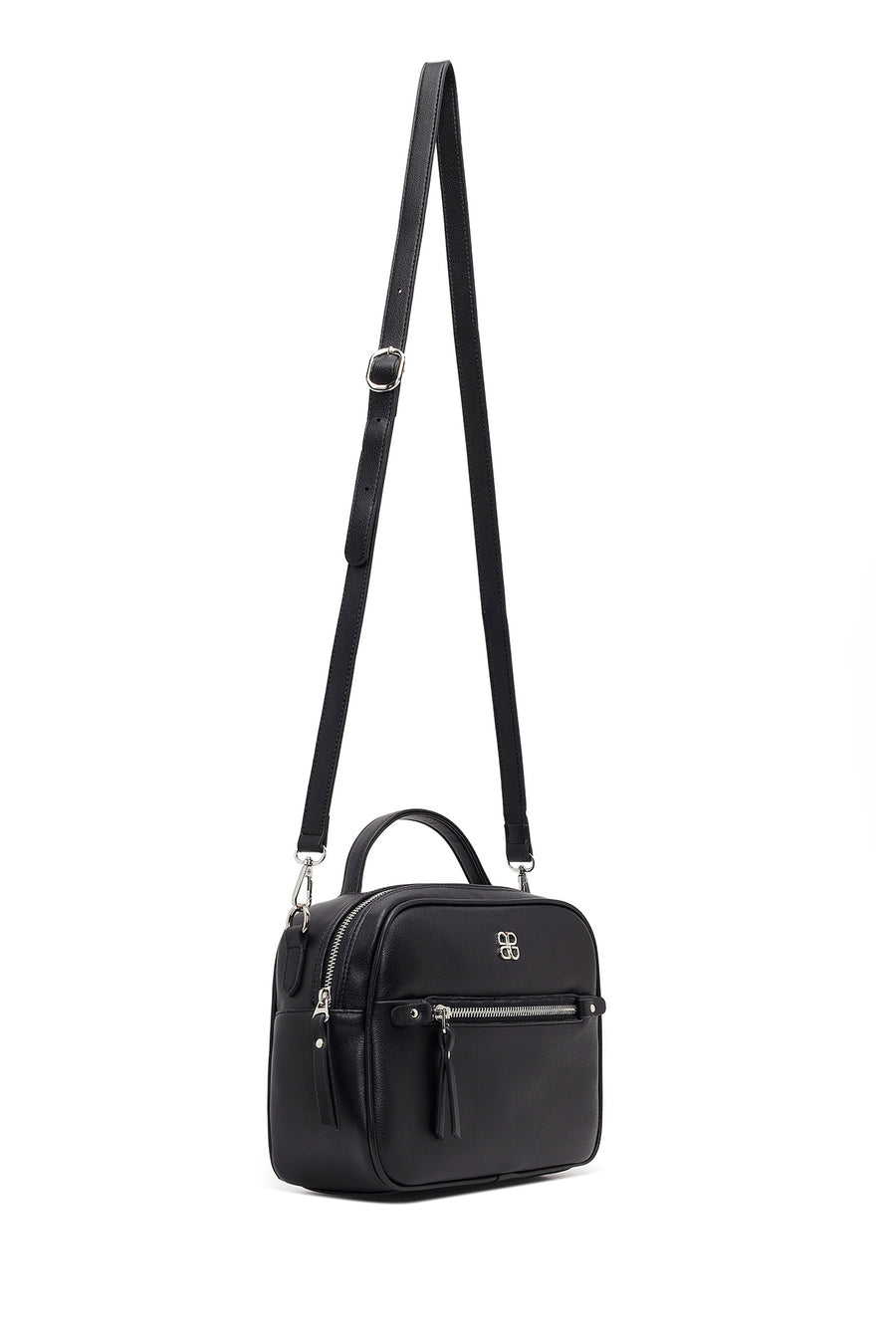 Women's Black Long Strap Shoulder Bag