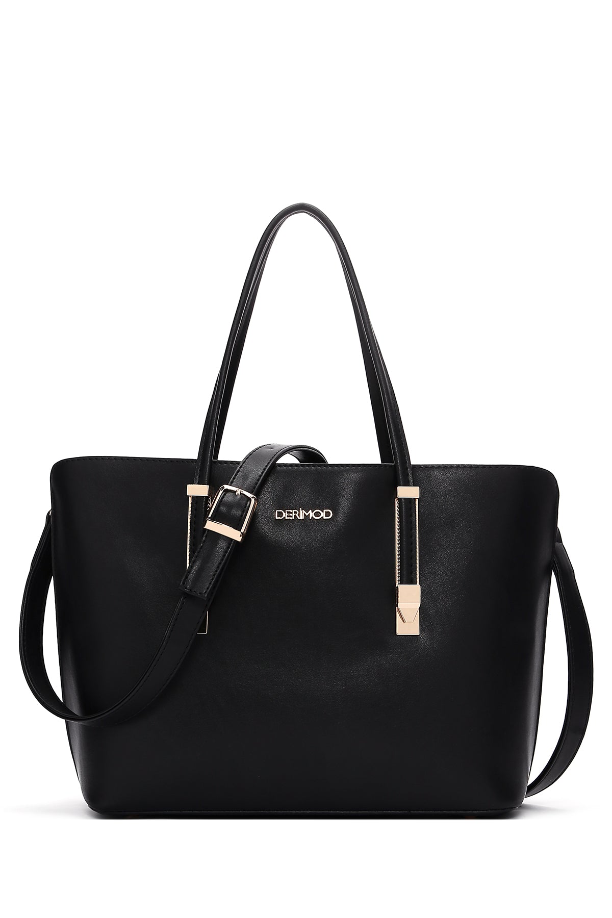 Women's Black Long Strap Classic Shoulder Bag 26SBD210318 | Derimod