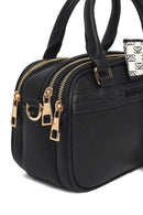 Kadın Siyah Uzun Askılı Aksesuarlı Kol Çantası | Derimod