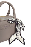 Woman Dark Grey Long-Strap Accessorized Shoulder Bag | Derimod
