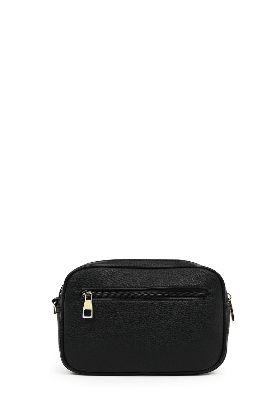 Women's Black Patterned Crossbody Bag