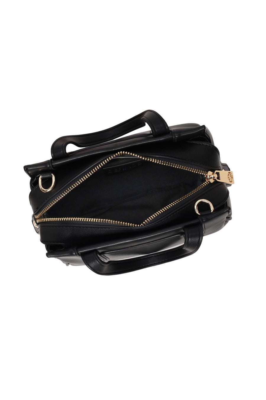 Woman Black Long-Strap Classic Shoulder Bag