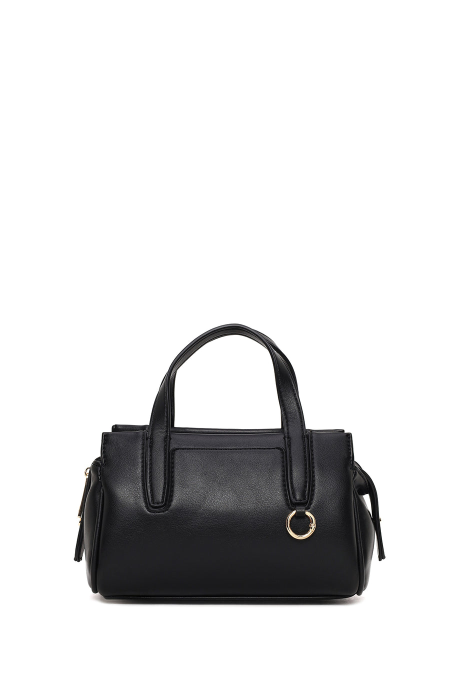 Woman Black Long-Strap Classic Shoulder Bag