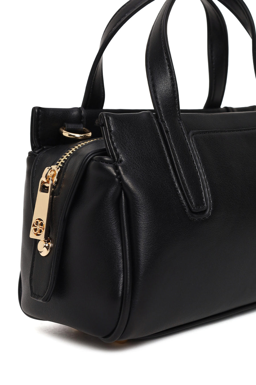 Woman Black Long-Strap Classic Shoulder Bag