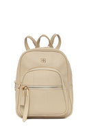 Women's Cream Classic Backpack | Derimod