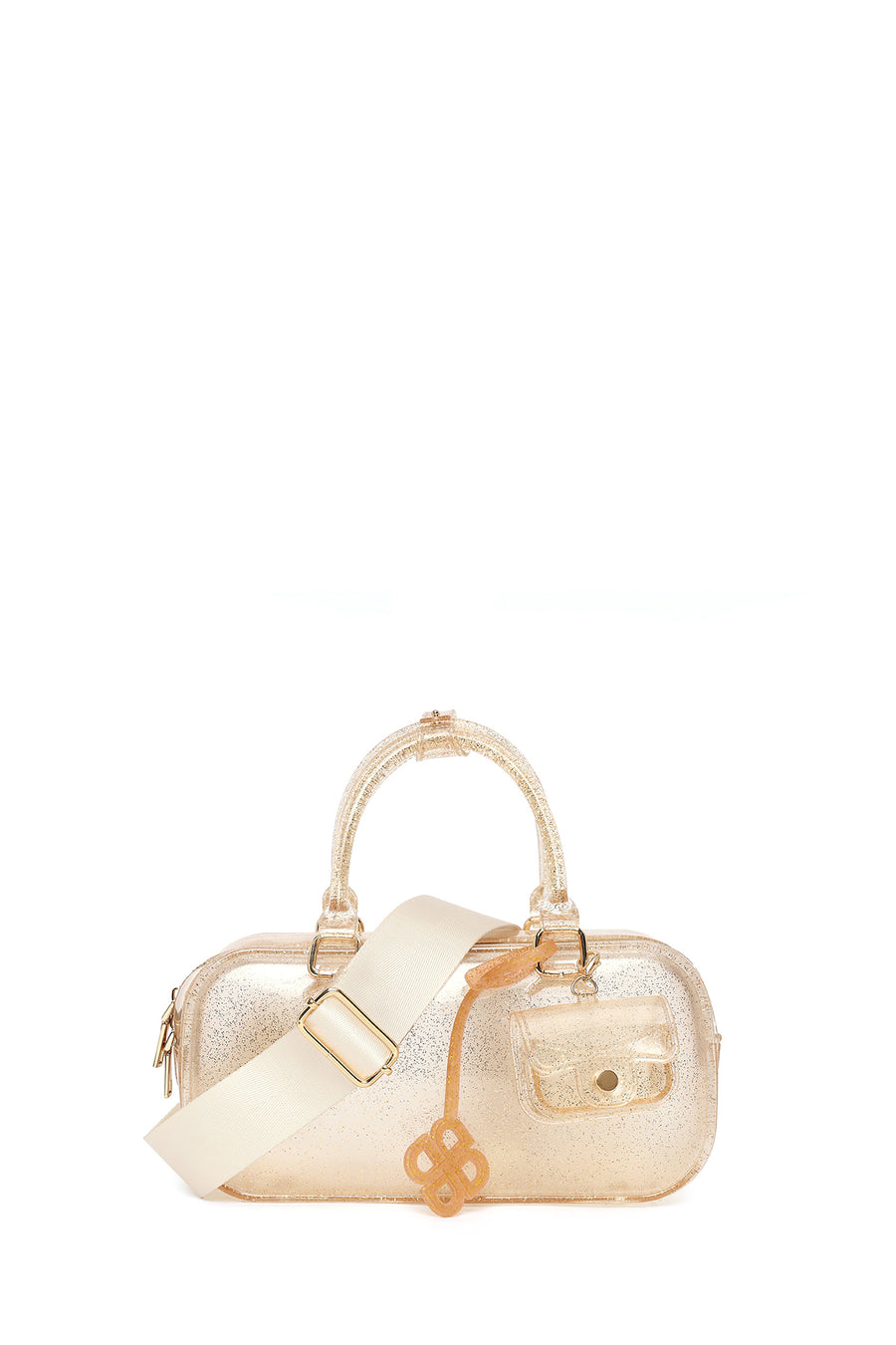 Woman Beige Long-Strap Jelly Transparent Shoulder Bag 26SBD2171PV | Derimod
