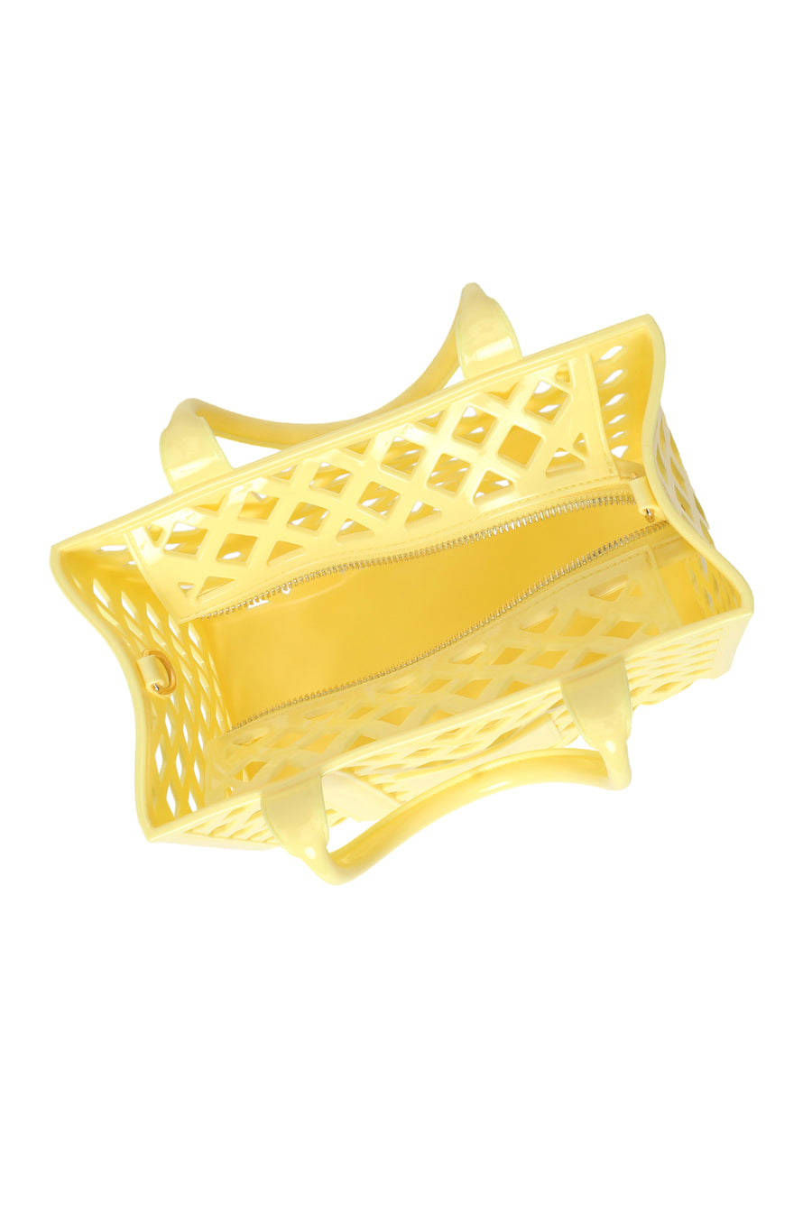 Kadın Sarı Uzun Askılı Jelly Kol Çantası